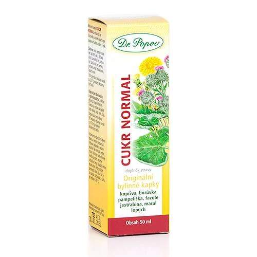 Levně Cukr Normal – originální bylinné kapky 50 ml (Bylinné kapky s gymnémou, pískavicí, listem borůvky a skořicí. Podpora normálního metabolismu sacharidů. Doplněk stravy.)