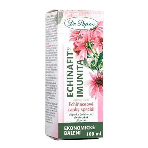 Levně Echinafit® IMUNITA – bylinné kapky s echinaceou 100 ml (Doplněk stravy. Péče o přirozenou imunitu a dýchací cesty. Tekutá forma.)