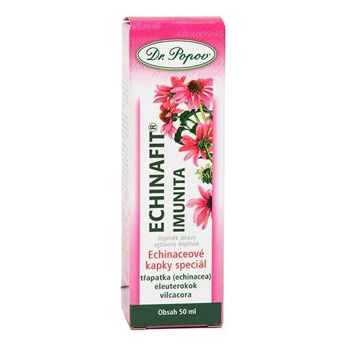 Levně Echinafit® Imunita – originální bylinné kapky 50 ml (Echinacea pro podporu přirozené imunity a normální funkce dýchacích cest. Doplněk stravy.)