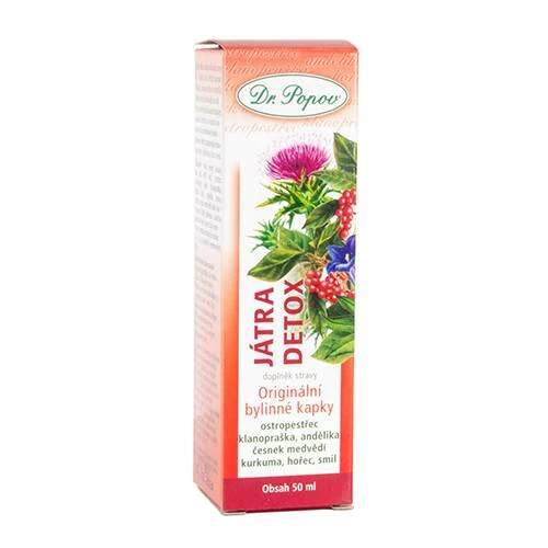 Levně Játra & Detox – bylinné kapky 50 ml (Bylinná tinktura pro podporu přirozené funkce jater a trávení. Doplněk stravy.)