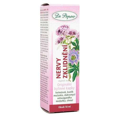 Levně Nervy & Zklidnění – bylinné kapky 50 ml (Bylinné kapky pro duševní pohodu, relaxaci a zklidnění. Doplněk stravy.)