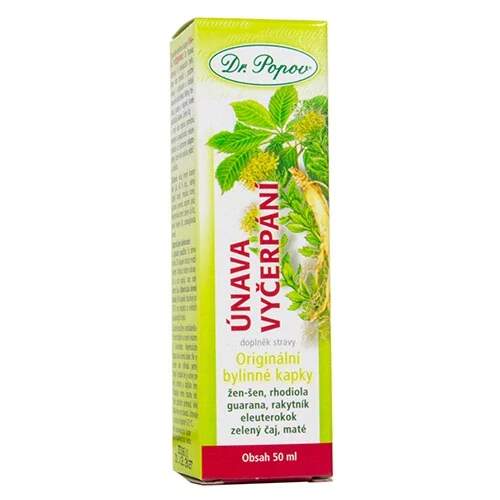 Levně Únava & Vyčerpání – bylinné kapky 50 ml (Podpora energie a vitality v náročných obdobích. Doplněk stravy.)
