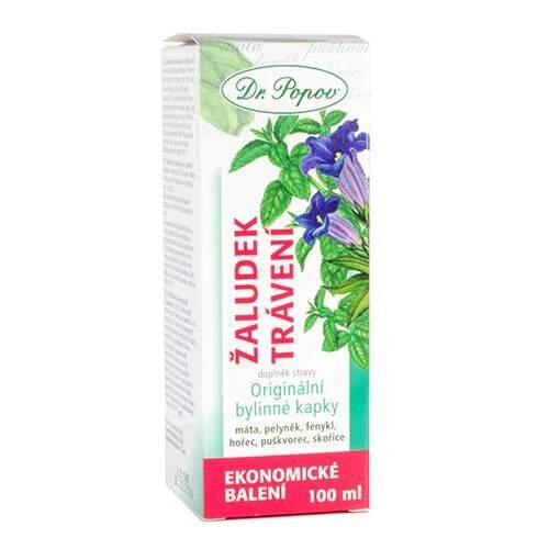 Levně Žaludek – bylinné kapky na trávení, 100 ml (Pro normální funkci trávicí soustavy (máta, fenykl, heřmánek). Doplněk stravy.)