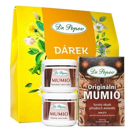 Dárková kazeta MUMIO pro krásu a zdraví (Dárková kazeta Mumio je dárek, který potěší každou ženu.)