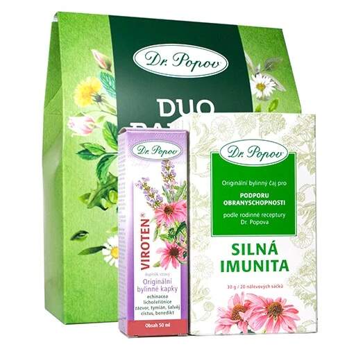 DUO Balíček DARUJTE IMUNITU (Dárkový balíček na podporu a budování silné imunity.)