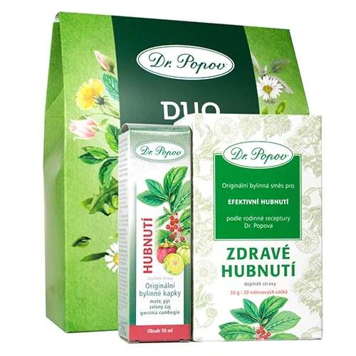 DUO Balíček PRO PODPORU HUBNUTÍ (Dárkový balíček pro efektivní hubnutí.)