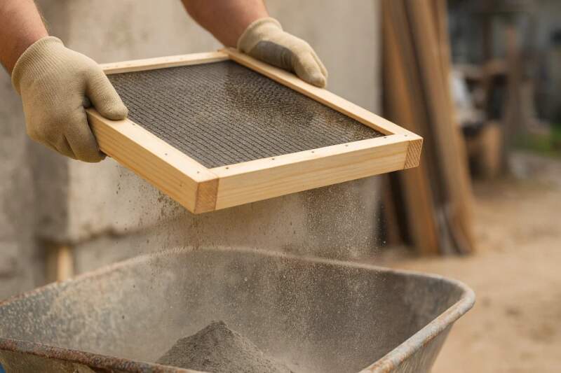 Levně TOPTRADE síto na štuk 500 × 500 mm, oko 2 × 2 mm (600627) (kód 600627 • EAN 8591403606279 • 1 ks)