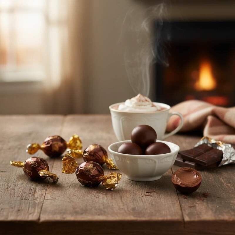 Pralinky Chocoland s kakaovým krémem – 1 000 g (cca 65 ks) (v balení cca 65 ks)