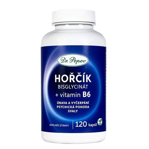 Levně Hořčík Mg + vitamin B6, 120 kapslí (Maximální vstřebatelnost pro váš klid a energii. Doplněk stravy.)
