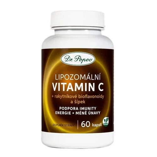 Levně Lipozomální vitamin C s rakytníkem a šípkem, 60 kapslí (Maximální síla přírody v jedné kapsli: nekompromisní vstřebatelnost a blesková podpora vaší imunity. Doplněk stravy.)