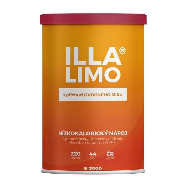 Levně ILLA LIMO Ovocný mix (Nízkokalorický nápoj v prášku s jódem, vitaminy, L-karnitinem a inulinem)