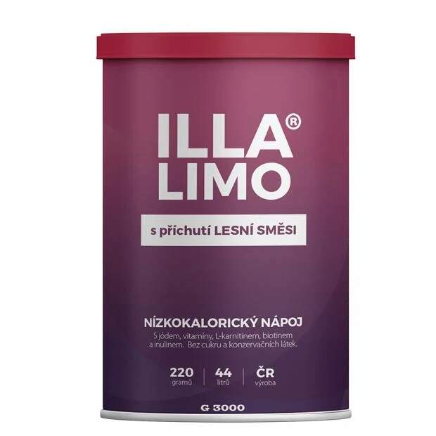 Levně ILLA LIMO Lesní směs (Přírodní nízkokalorický nápoj s jódem, 11 vitaminy, L-karnitinem a inulinem)