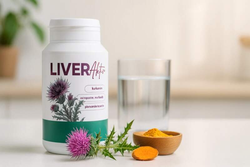 Levně Liver Aktiv – doplněk stravy v tabletách, 140 g (cca 465 tablet) (S rostlinnými extrakty, sójovým lecitinem a pivovarskými kvasnicemi.)