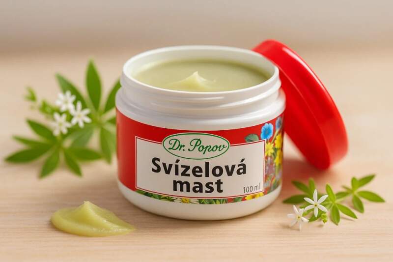 Levně Dr. Popov Svízelová mast 100 ml (Bylinná mast se svízelem pro suchou a citlivou pokožku)