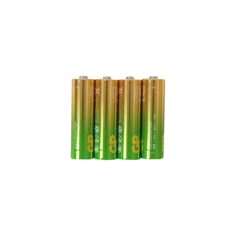 GP Ultra Alkaline AA (LR6) 1,5 V – baterie, blistr 4 ks (AA (LR6), 1,5 V, blistr 4 ks, nenabíjecí)