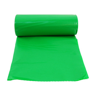 TOPTRADE pytel na tříděný odpad, recyklační, zelený, balení 8 ks, 40 µ, 120 l