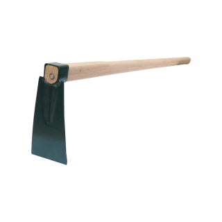 TOPTRADE úzká motyka 80 × 190 mm, dřevěná násada 110 cm