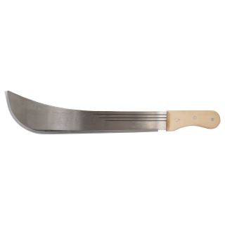 TOPTRADE mačeta 16″ – ocel, dřevěná rukojeť, celková délka 500 mm