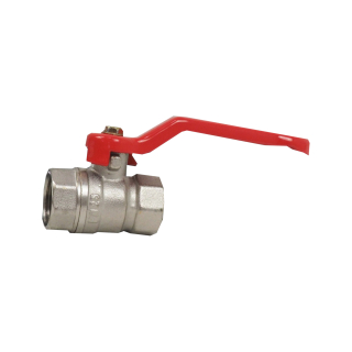 TOPTRADE zahradní kulový ventil 1/2" – pákový, se šroubením na hadici