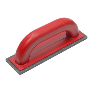 Hladítko ABS s hnědou plstí, špaletové, 220 × 65 × 10 mm