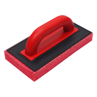 TOPTRADE hladítko ABS s mořskou houbou, řezaná, 250 × 130 × 30 mm