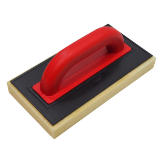 TOPTRADE hladítko s mořskou houbou, ABS, extra – 250 × 130 × 30 mm