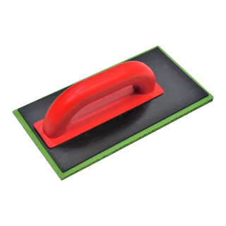 TOPTRADE hladítko ABS s hrubou houbou 280×140×12 mm