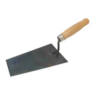 TOPTRADE zednická lžíce ocelová 180 × 110 mm – profi