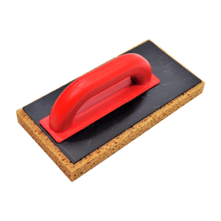 TOPTRADE hladítko s houbičkou ABS, posunutá rukojeť 280 × 140 × 30 mm