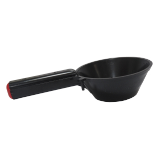 TOPTRADE naběračka s rukojetí, plast, Ø 180 mm