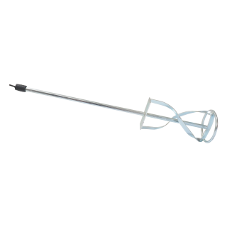 TOPTRADE míchadlo plechové s kruhem Ø 120 mm, pozinkované – hobby
