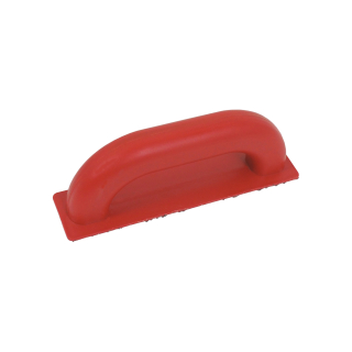 TOPTRADE hladítko ABS brusné s kamínky, špaletové, zrnitost 16, 205 × 50 mm