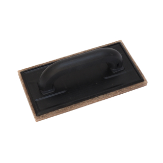 TOPTRADE hladítko ABS, odlehčené plato, plst hnědá 250×130×10 mm, profi