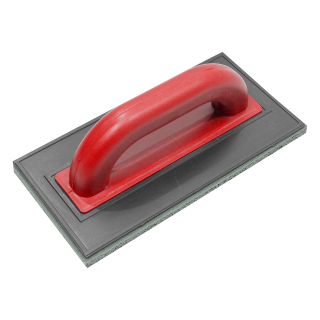 TOPTRADE hladítko s hrubou houbou ABS 280×140×18 mm