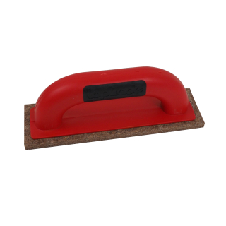 TOPTRADE hladítko ABS s hnědou plstí, špaletové PROFESSIONAL 220×65×10 mm