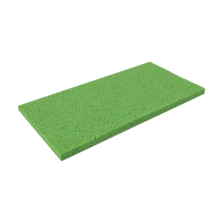 TOPTRADE náhradní houba na hladítko, hrubá 250×130×18 mm