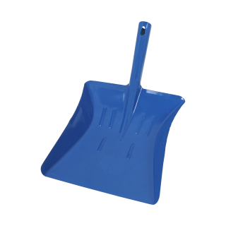 TOPTRADE kovová lopatka na smetí široká 345 × 220 mm