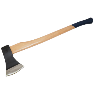 TOPTRADE sekera dřevorubecká, dřevěná násada 800 mm, 1600 g
