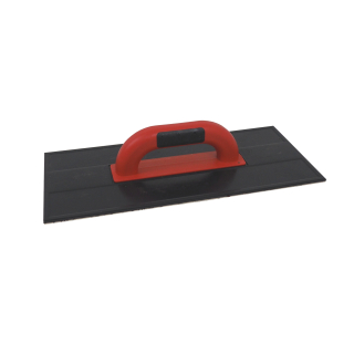 TOPTRADE hladítko ABS brusné s kamínky a papírem PROFESSIONAL, zrnitost 12, 400×180 mm