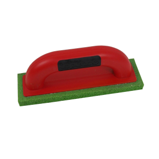TOPTRADE hladítko s hrubou houbou, špaletové, 220×65×18 mm