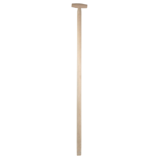 TOPTRADE násada na lopatu a vidle, 120 cm, rovná, koncovka T