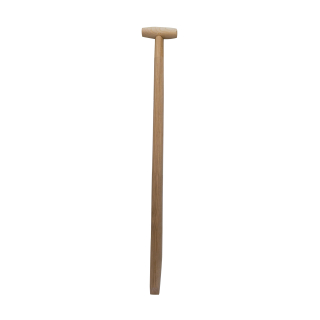 TOPTRADE násada na lopatu a vidle, prohlá, T koncovka, 120 cm
