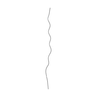 TOPTRADE spirálová opora na rajčata 120 cm – zelený komaxit, Ø 5,5 mm