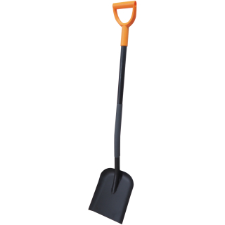 TOPTRADE tvarovaná lopata Profi, kovová násada 1200 mm