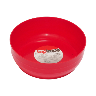 TOPTRADE miska na sádru – plastová, nízká a široká, měkká (profi)