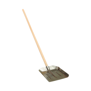 TOPTRADE hliníková lopata velká s rovnou násadou 130 cm