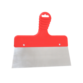 TOPTRADE stěrka nerezová široká 250 mm, plastová rukojeť