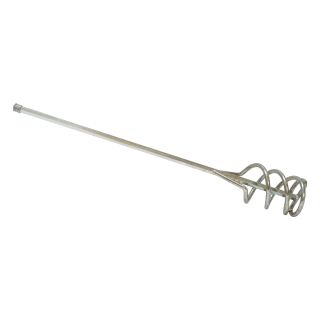 TOPTRADE míchadlo spirálové, pozink, Ø 60 mm – standard