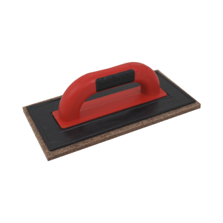 TOPTRADE hladítko ABS s hnědou plstí 250×130×10 mm, PROFESSIONAL