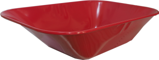 TOPTRADE náhradní korba 60 l – červená (tažená, kód 105605)